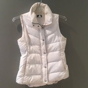 Jcrew White Puffy Vest